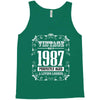 vintage made in 1987 perfectly aged a living legend Tank Top