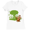 apathetic in the face of certain annihilation Ladies Fitted T-Shirt
