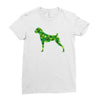 boxer leaf Ladies Fitted T-Shirt