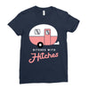 bitches with hitches Ladies Fitted T-Shirt