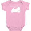 only smarties have the answer'   funny Baby Onesie