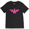 breast cancer wonder woman V-Neck Tee