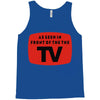 as seen in front of the the tv Tank Top