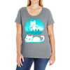 world domination Ladies Curvy T-Shirt