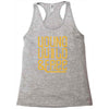 young wild and free Racerback Tank