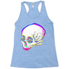 skull glitch Racerback Tank