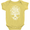 skull cty colors withe Baby Onesie