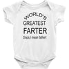 worlds greatest farter Baby Bodysuit