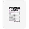 March Girl Facts Aries Mousepad