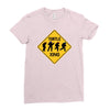 turtle xing Ladies Fitted T-Shirt