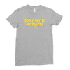 don't invite me places Ladies Fitted T-Shirt