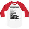 rules for dating my daughter shirt t shirt perfect father's gift 3/4 Sleeve Shirt