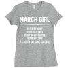 March Girl Hated By Many Ladies Fitted T-Shirt
