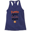 pumpkin spice and everything nice Racerback Tank