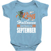 Halloween Kings Are Born In September Baby Bodysuit