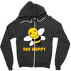 bee happy Zipper Hoodie
