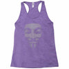 v for vendetta mask guy fawkes cool girls womens cotton t shirt dw01 Racerback Tank