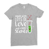 Made With Lots Of Love And a Little Science Ladies Fitted T-Shirt