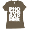 photographer Ladies Fitted T-Shirt