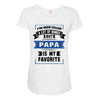 I've Been Called A Lot Of Names But Papa Is My Favorite Maternity Scoop Neck T-shirt