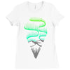 aurora borealis Ladies Fitted T-Shirt