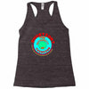 question your thinking flowy crop Racerback Tank