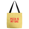 pizza is my bae ringer Tote Bags