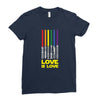 Lightsaber Rainbow Ladies Fitted T-Shirt