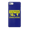 caution zombies crossing t shirt x large funny walking brains awesome iPhone 7 Case
