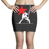 he clash inspired long sleeve Mini Skirts