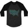 periodic table of the states 3/4 Sleeve Shirt