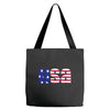 american freedom flag Tote Bags