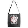 santa claus is coming Adjustable Strap Totes