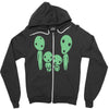 kodama family ghibli Zipper Hoodie