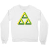 triforce illusion zelda Crewneck Sweatshirt