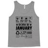Born In January Tank Top