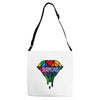 Diamond Adjustable Strap Totes