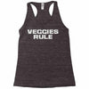 veggie rule Racerback Tank