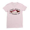 December  Peeking Out Baby Girl Ladies Fitted T-Shirt