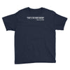 too much bacon funny Youth Tee