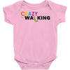 crazy for walking Baby Bodysuit