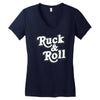 ruck and roll Women's V-Neck T-Shirt