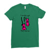 i run like a girl try to keep up Ladies Fitted T-Shirt