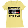 remember the 80's Ladies Fitted T-Shirt