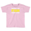 born to fish forced to work Toddler T-shirt