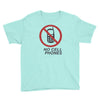 no cell phones Youth Tee