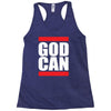 god can Racerback Tank