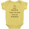 poodle lover Baby Bodysuit