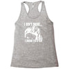 i dont snore i dream i`m a 4 x 4 Racerback Tank