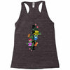 Pride Floral LGBT Colors Racerback Tank
